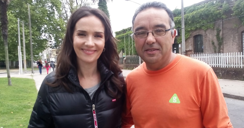 natalia oreiro en la usina de peñarol