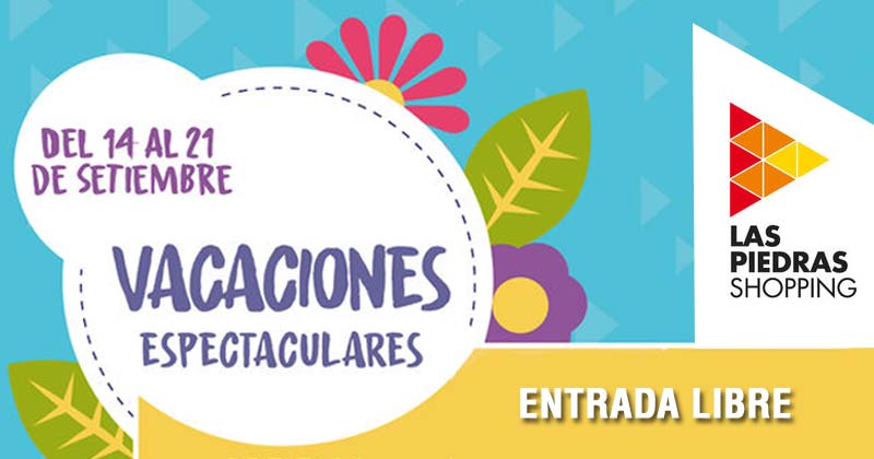 vacaciones de setiembre en el shopping de las piedras 2019
