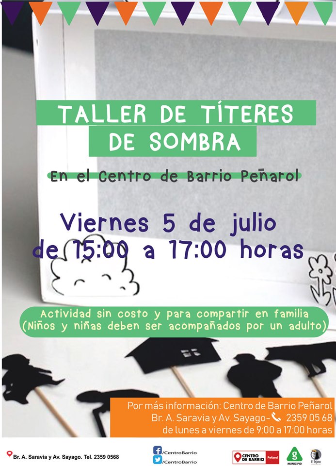 afiche taller de titeres