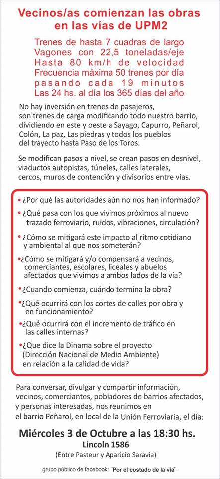 afiche tren upm 1