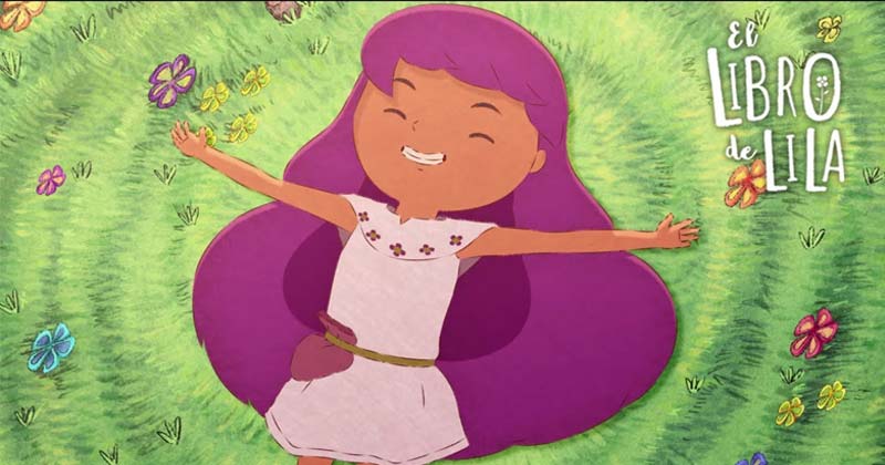 el libro de lila en la bibloteca Maria Vittori