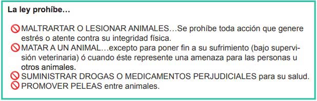 prohibiciones